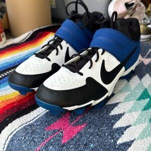 Men's Nike Fast Flex Blue Baseball Cleats Size
